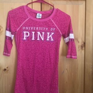 Pink by Victoria’s Secret 3/4 length sleeves